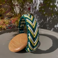 Collier 3 Cordes – Tressage Épi